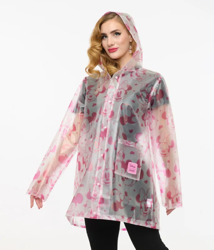 Cakeworthy Pink Minnie Mouse Rain Jacket sold by Unique Vintage