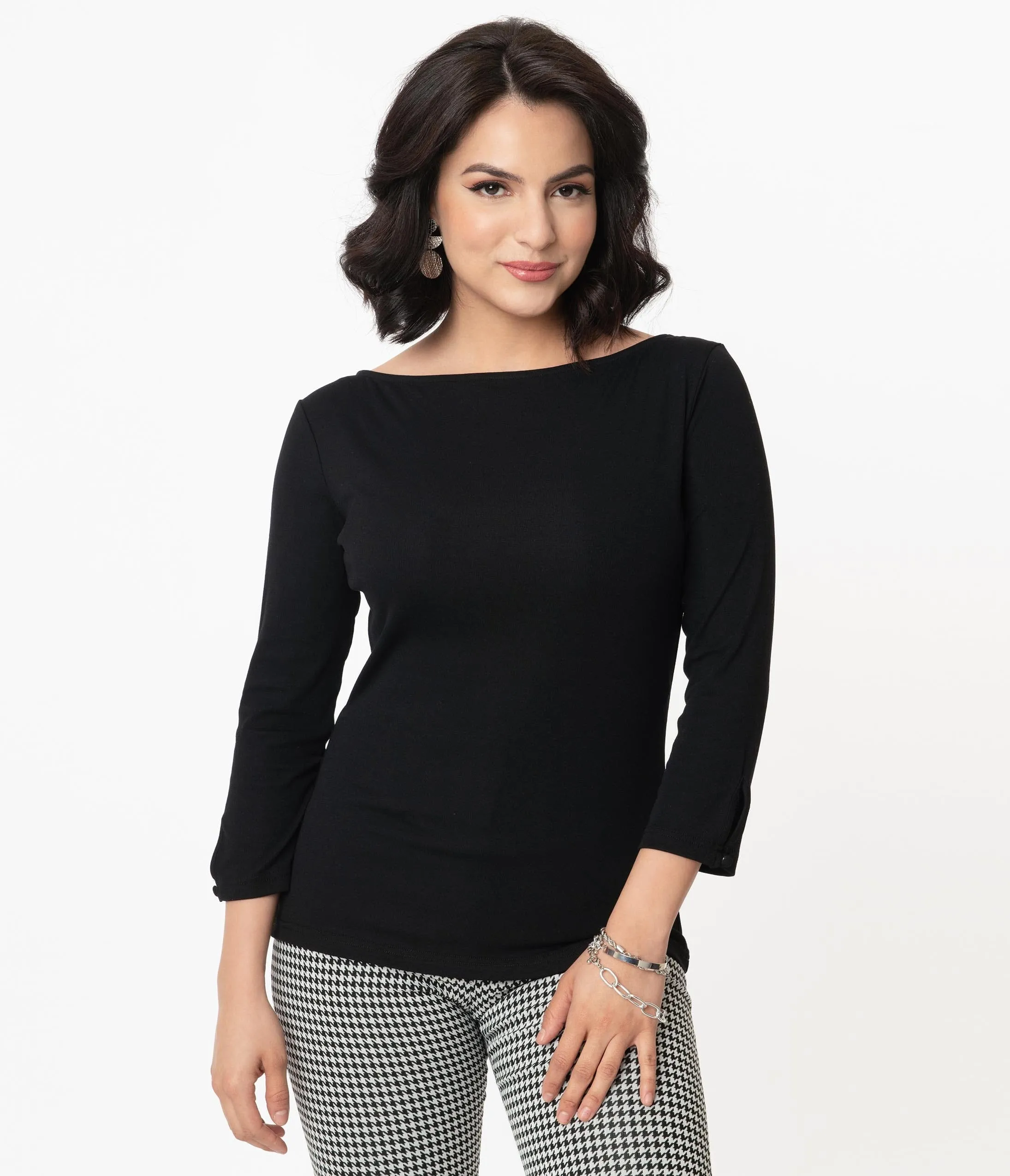 Unique Vintage Black Gracie Top sold by Unique Vintage product image thumbnail 5