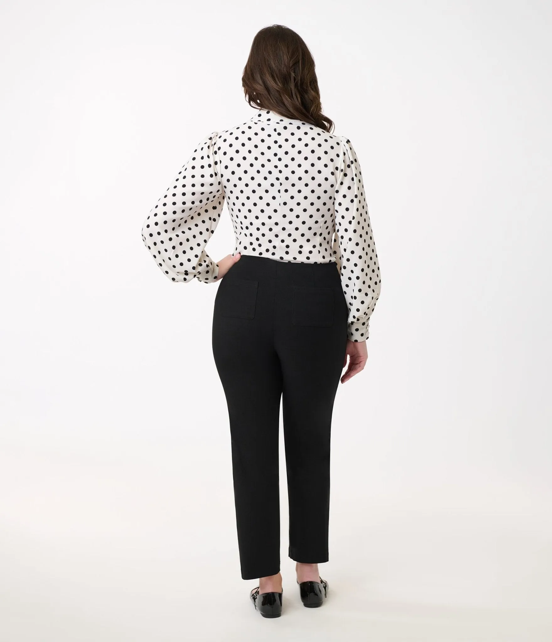 Unique Vintage 1960s Black Cigarette Pants sold by Unique Vintage product image thumbnail 3