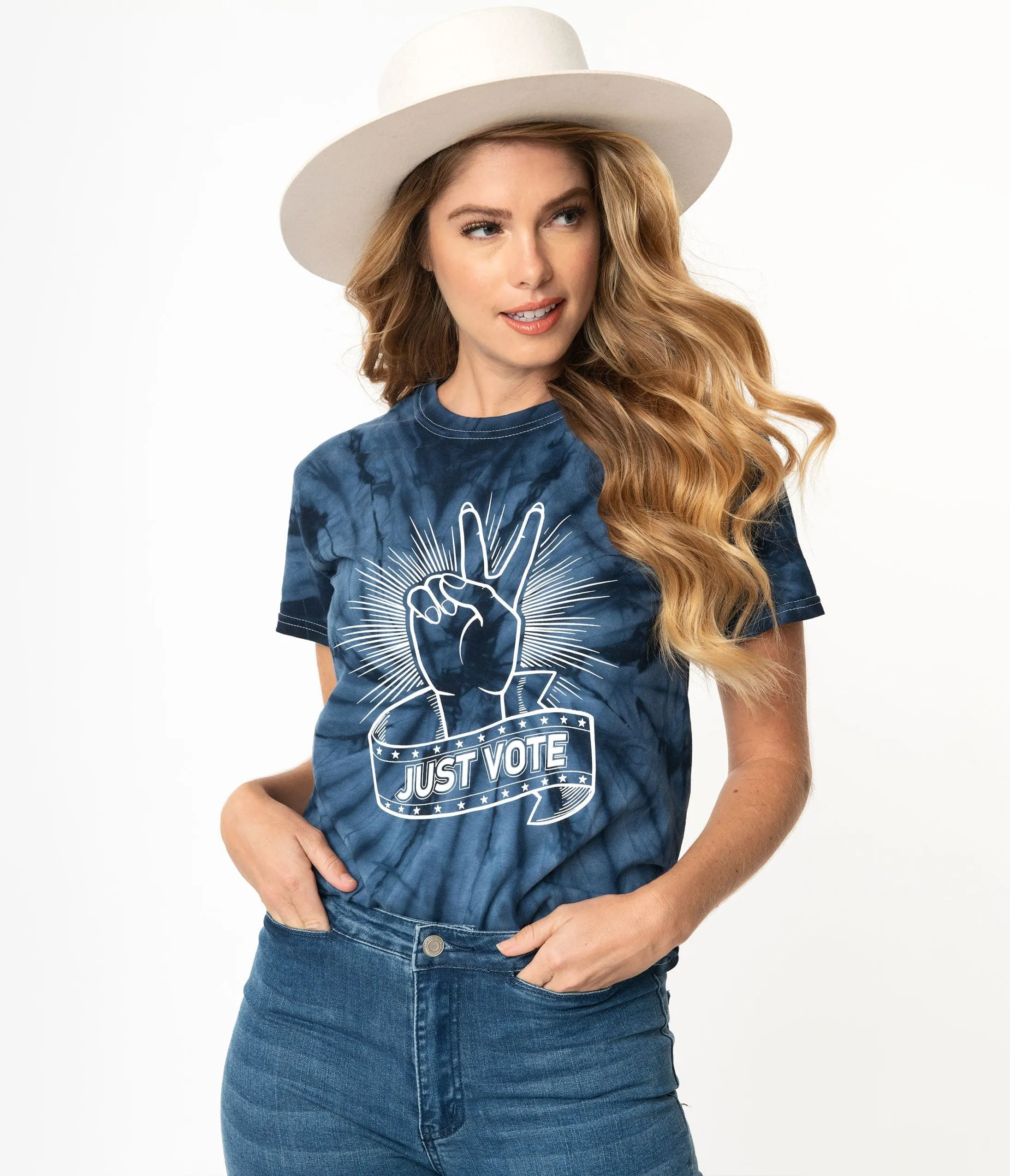 Unique Vintage Just Vote Unisex Tee sold by Unique Vintage