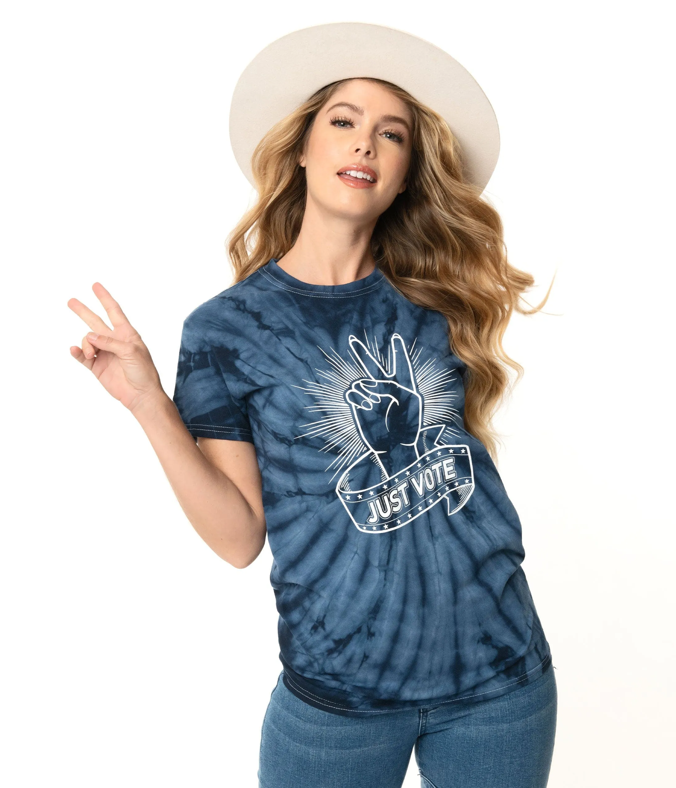 Unique Vintage Just Vote Unisex Tee sold by Unique Vintage product image thumbnail 3