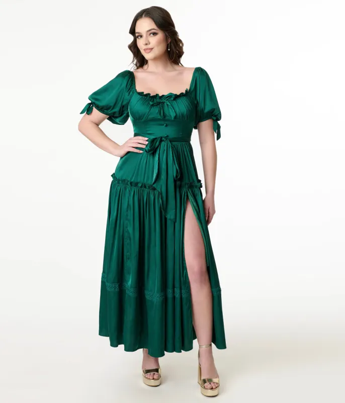 Miss Candyholic Emerald Goddess Gown sold by Unique Vintage