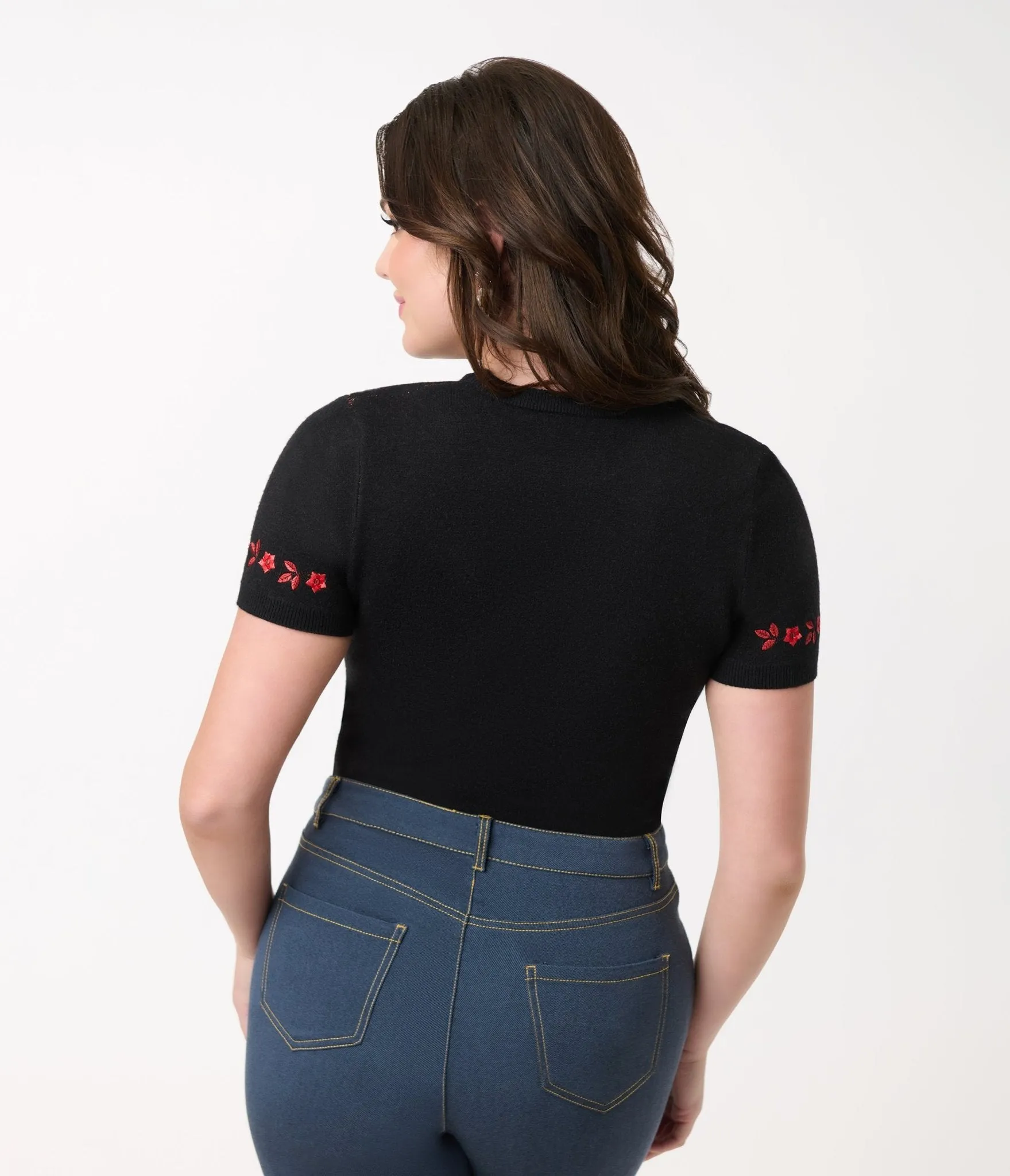 Disney's Snow White Collection by Unique Vintage Evil Queen Puff Sleeve Sweater sold by Unique Vintage product image thumbnail 2