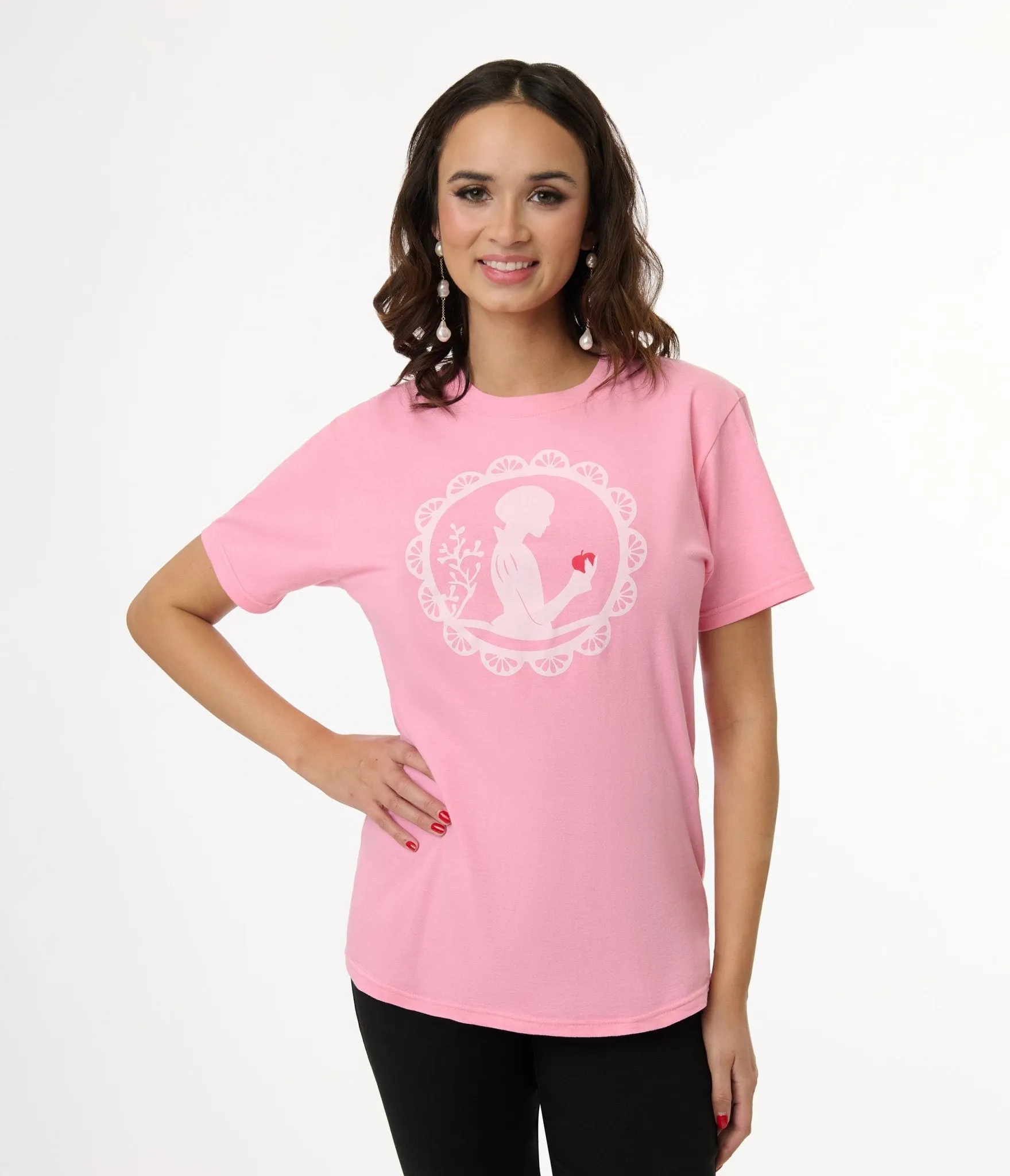 Disney's Snow White Collection by Unique Vintage Pink Snow White Unisex Graphic Tee sold by Unique Vintage product image thumbnail 3