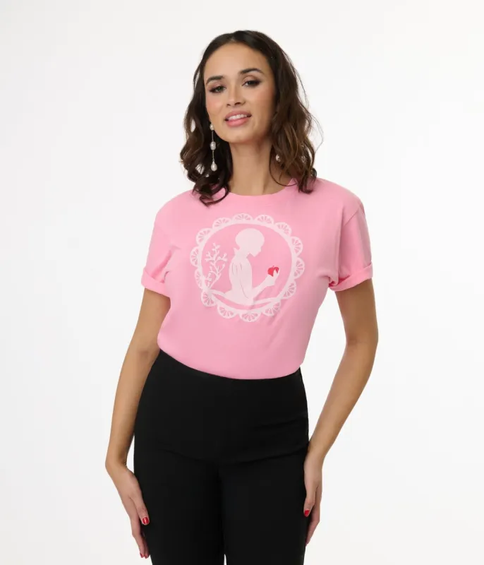 Disney's Snow White Collection by Unique Vintage Pink Snow White Unisex Graphic Tee sold by Unique Vintage