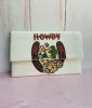 White Western Horseshoe Beaded Envelope Bag sold by Unique Vintage