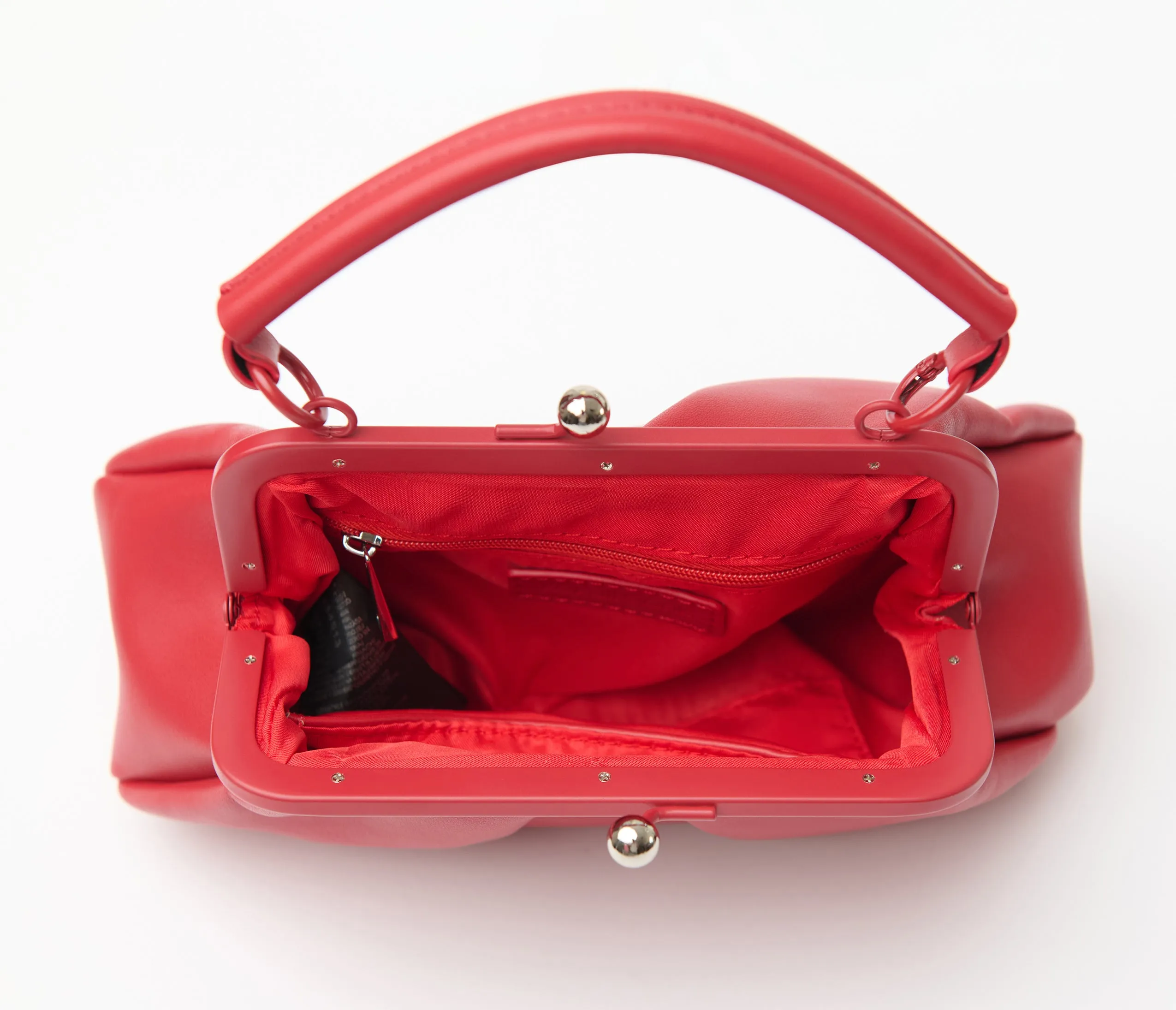 Royal Monk Red Leatherette Shirley Handbag sold by Unique Vintage product image thumbnail 3