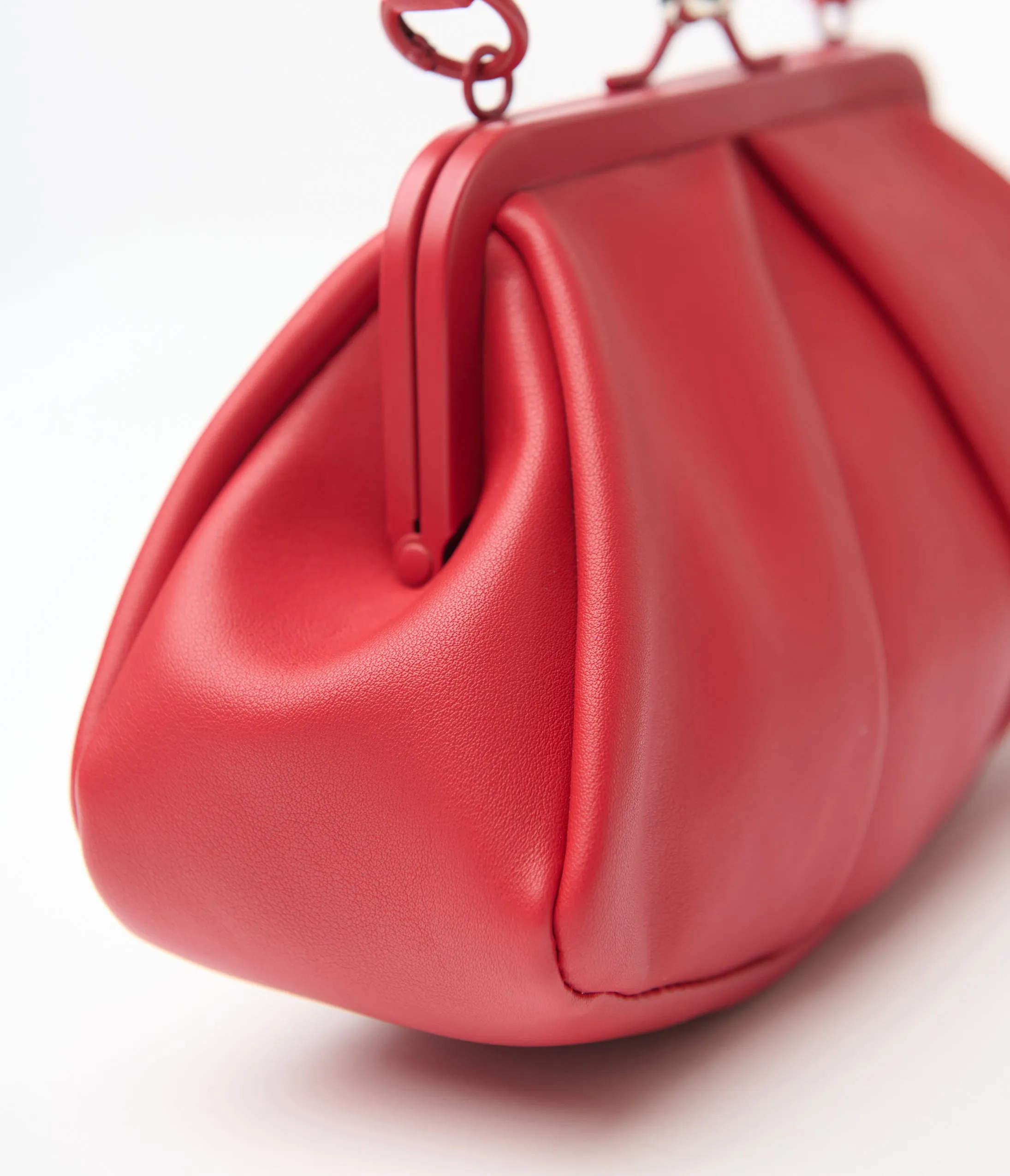 Royal Monk Red Leatherette Shirley Handbag sold by Unique Vintage product image thumbnail 2