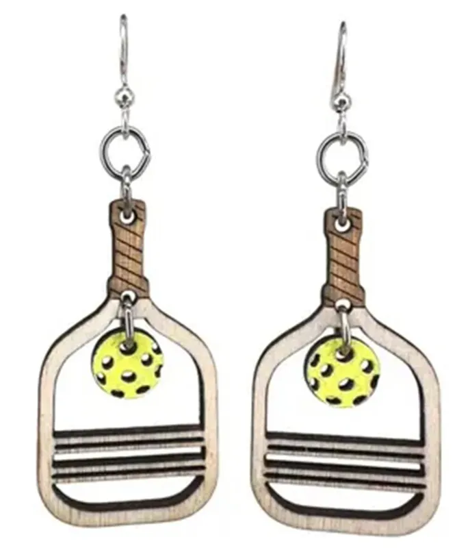 Pickle Ball Earrings sold by Unique Vintage