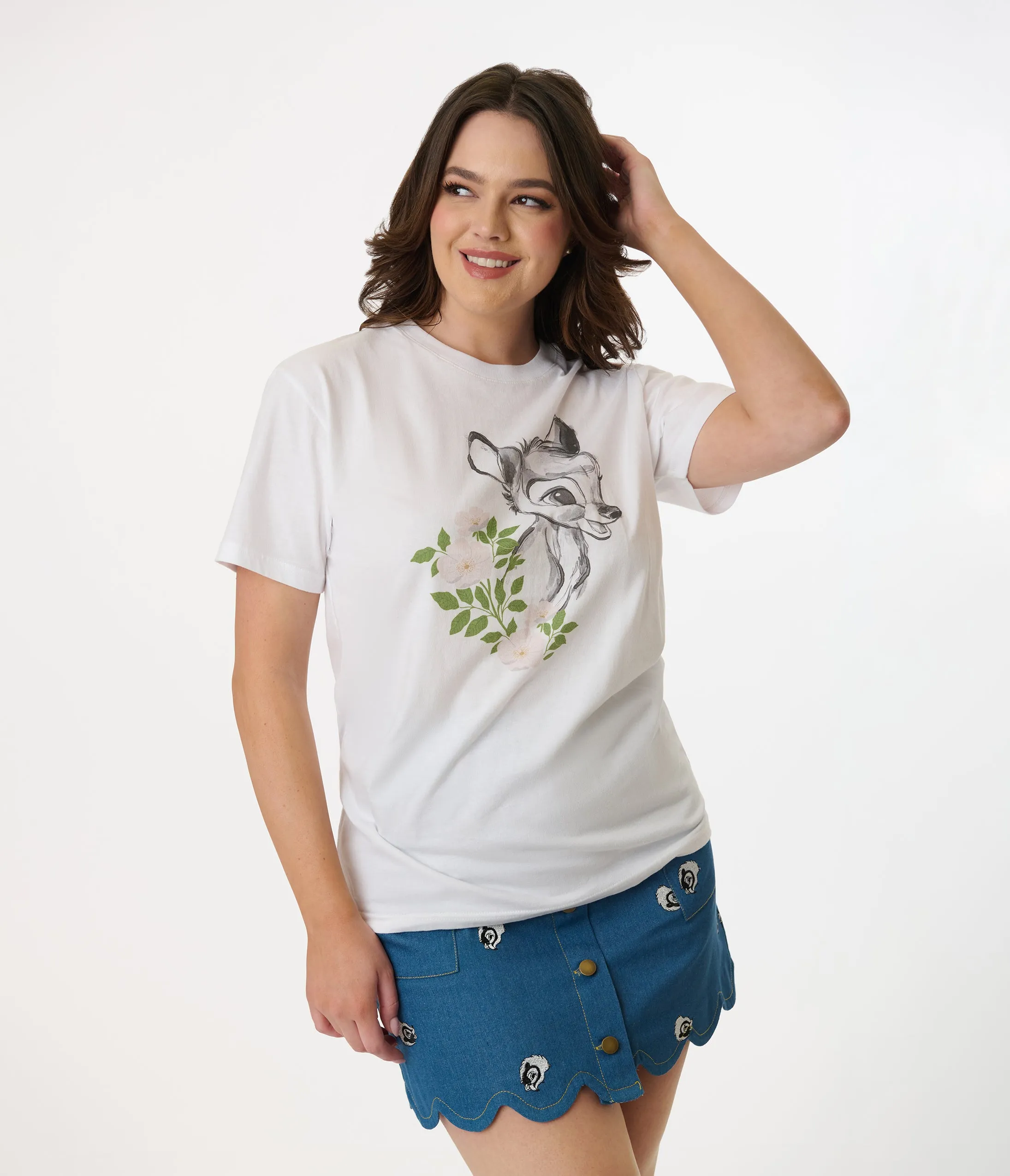 Disney's Bambi Collection by Unique Vintage Bambi Cotton Unisex Graphic Tee sold by Unique Vintage product image thumbnail 3