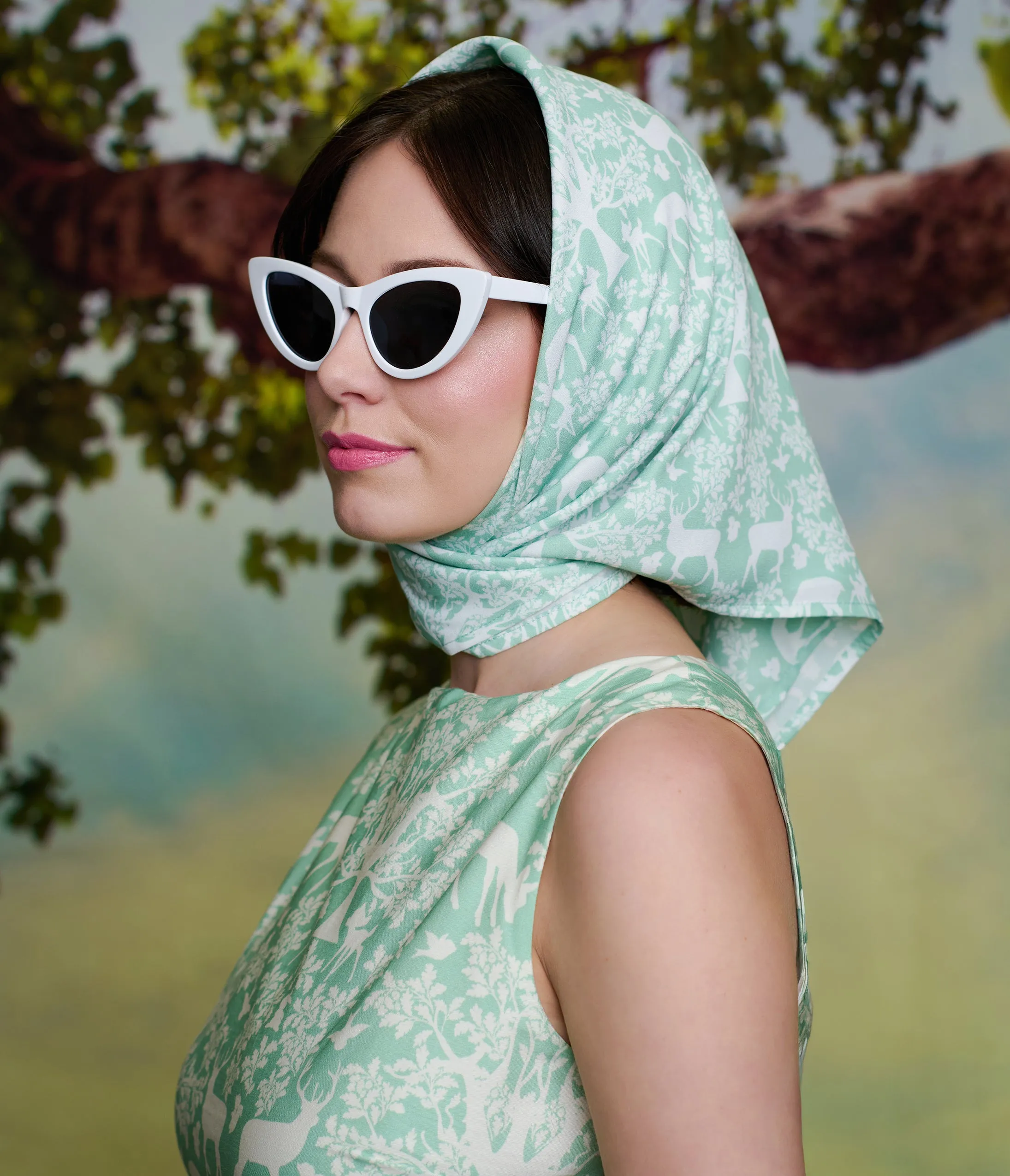 Disney's Bambi Collection by Unique Vintage Forest Friends Hair Scarf sold by Unique Vintage product image thumbnail 3