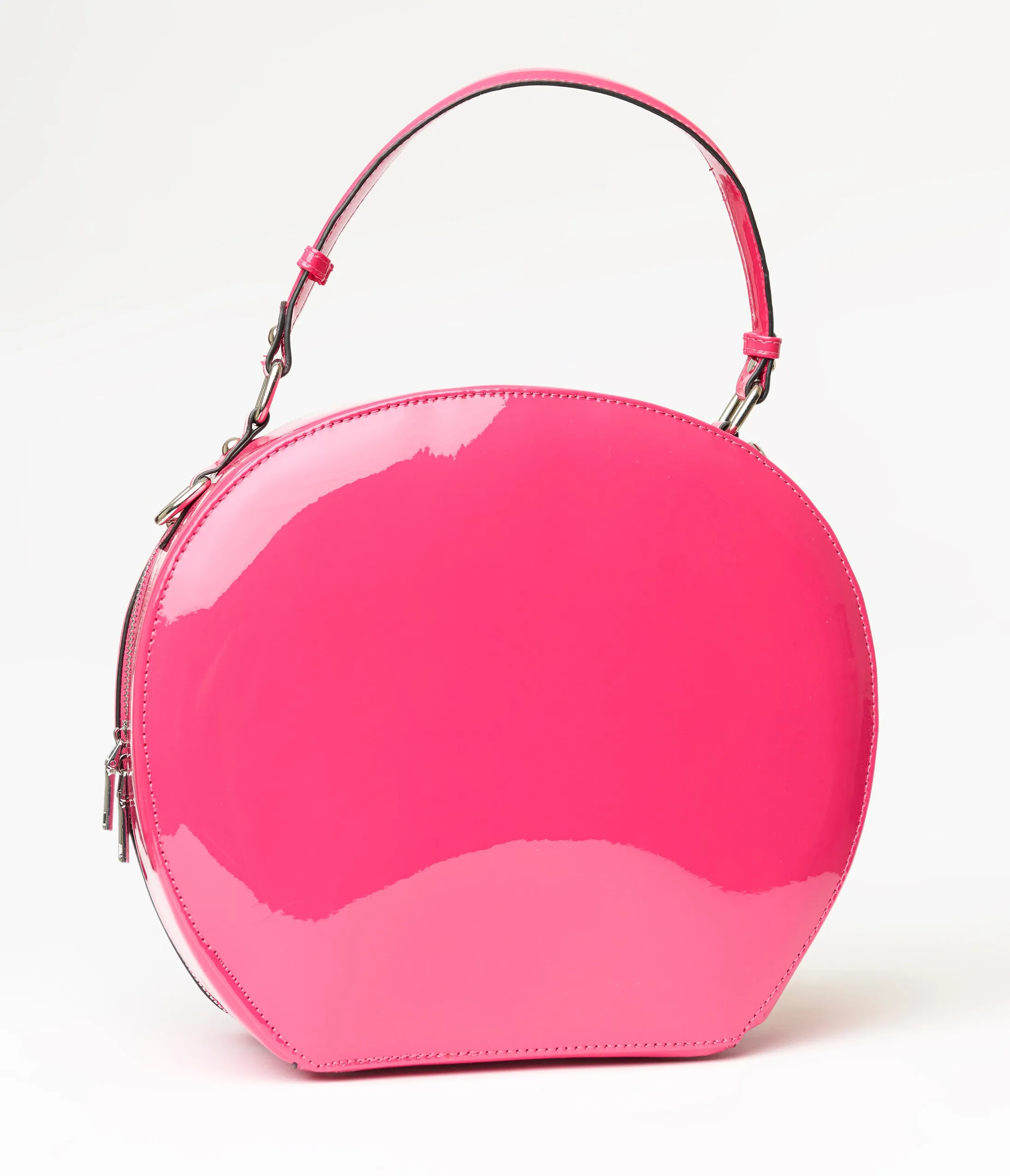 Barbie x Unique Vintage Pink Leatherette Circle Bag sold by Unique Vintage product image thumbnail 2