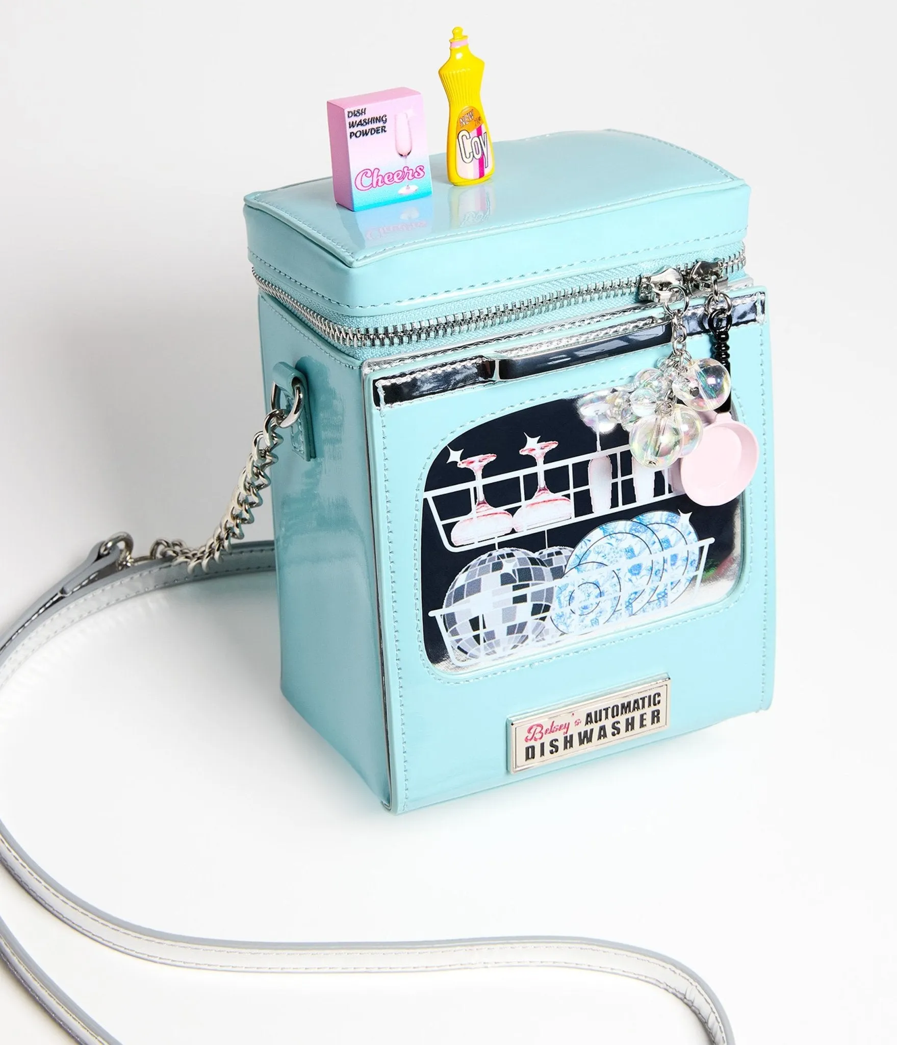 Betsey Johnson Clean Or Dirty Handbag sold by Unique Vintage