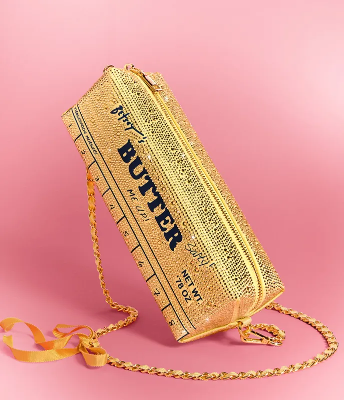 Betsey Johnson Spread It On Crossbody Bag sold by Unique Vintage