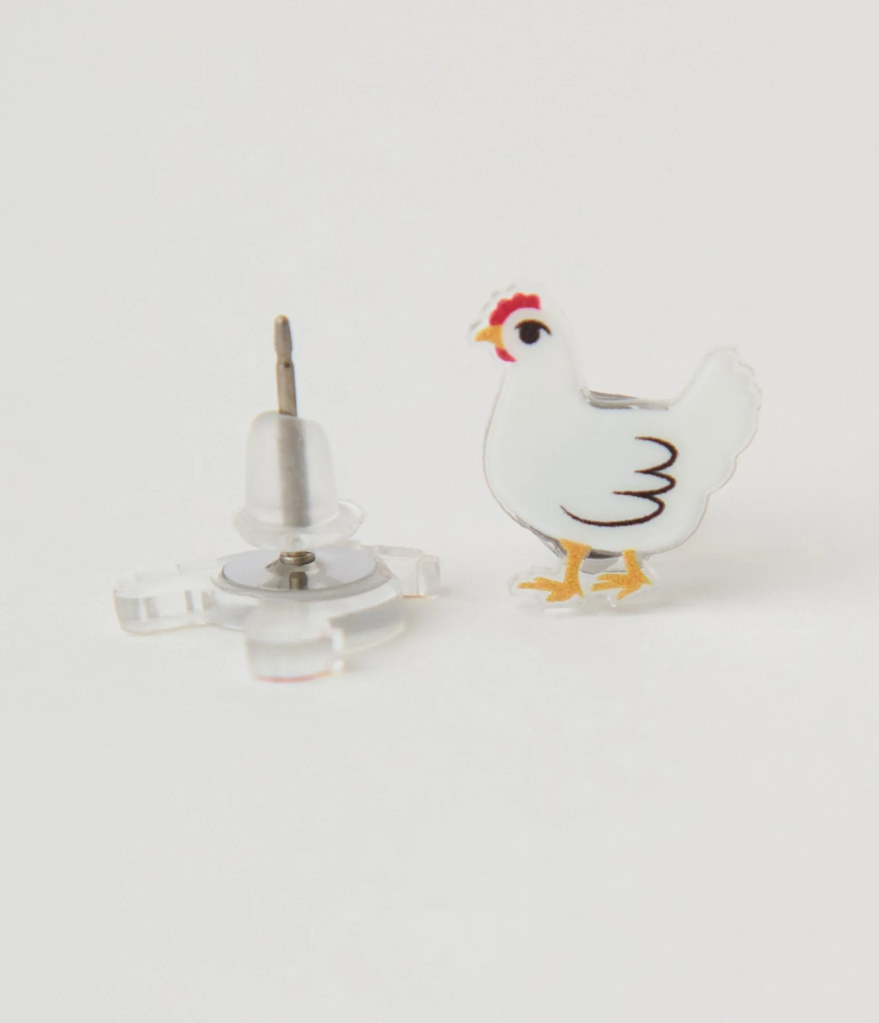 Chicken Earrings sold by Unique Vintage product image thumbnail 2