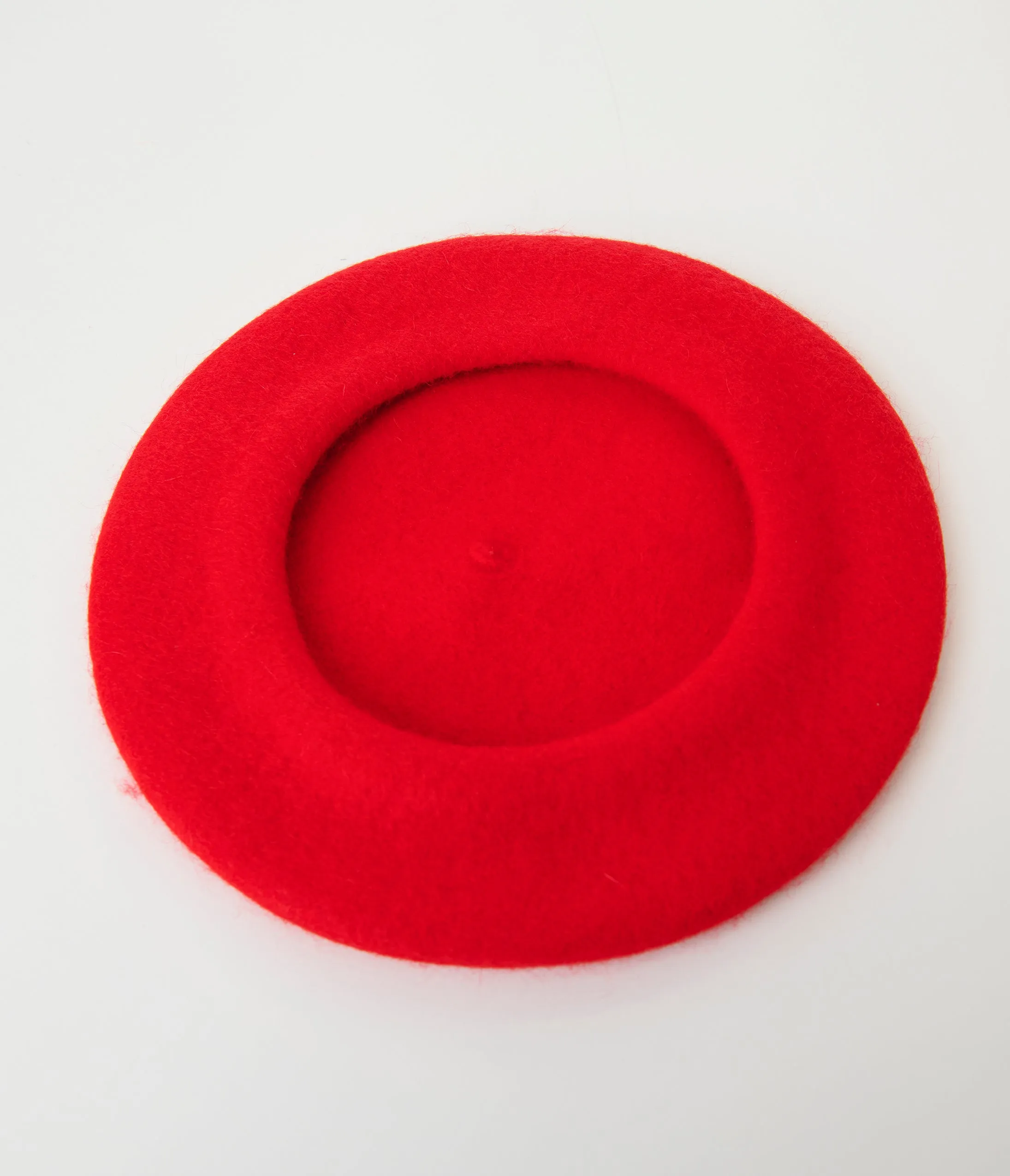 Red Classic Vintage Parisian Beret sold by Unique Vintage product image thumbnail 3