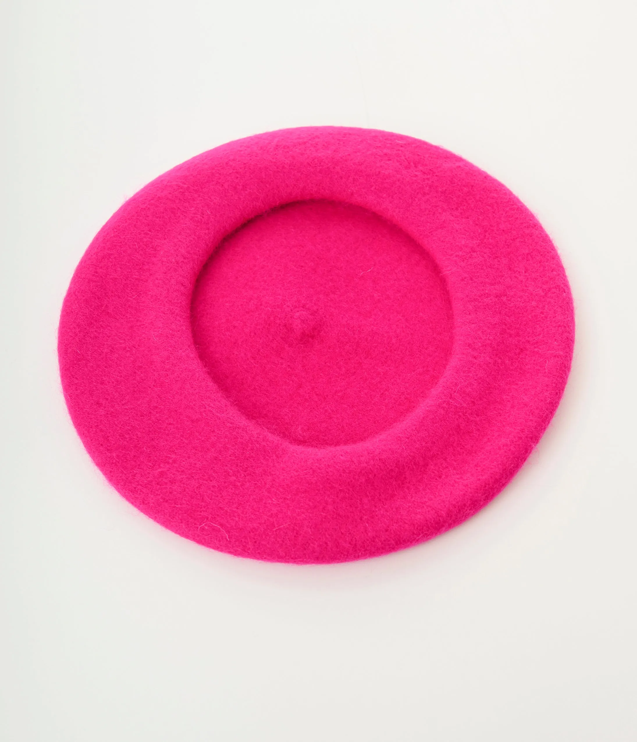Hot Pink Classic Vintage Parisian Beret sold by Unique Vintage product image thumbnail 2
