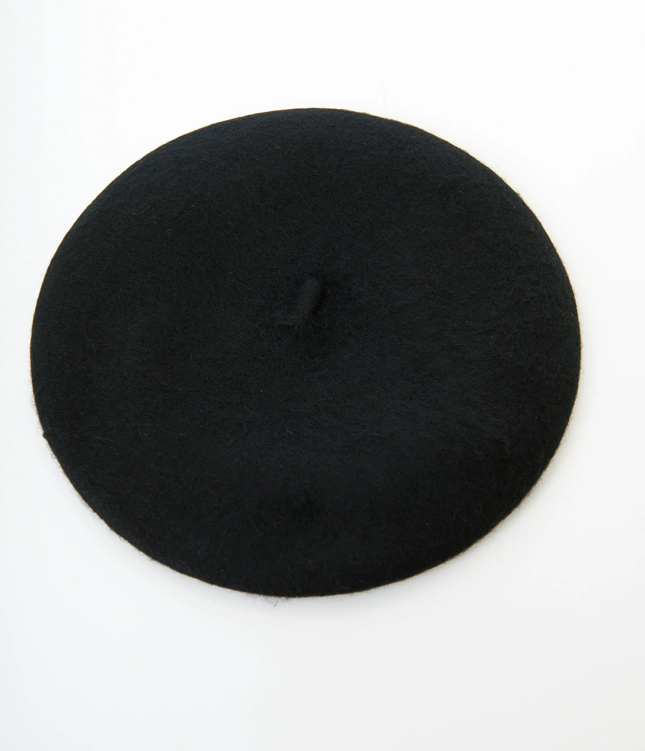 Black Classic Vintage Parisian Beret sold by Unique Vintage product image thumbnail 2