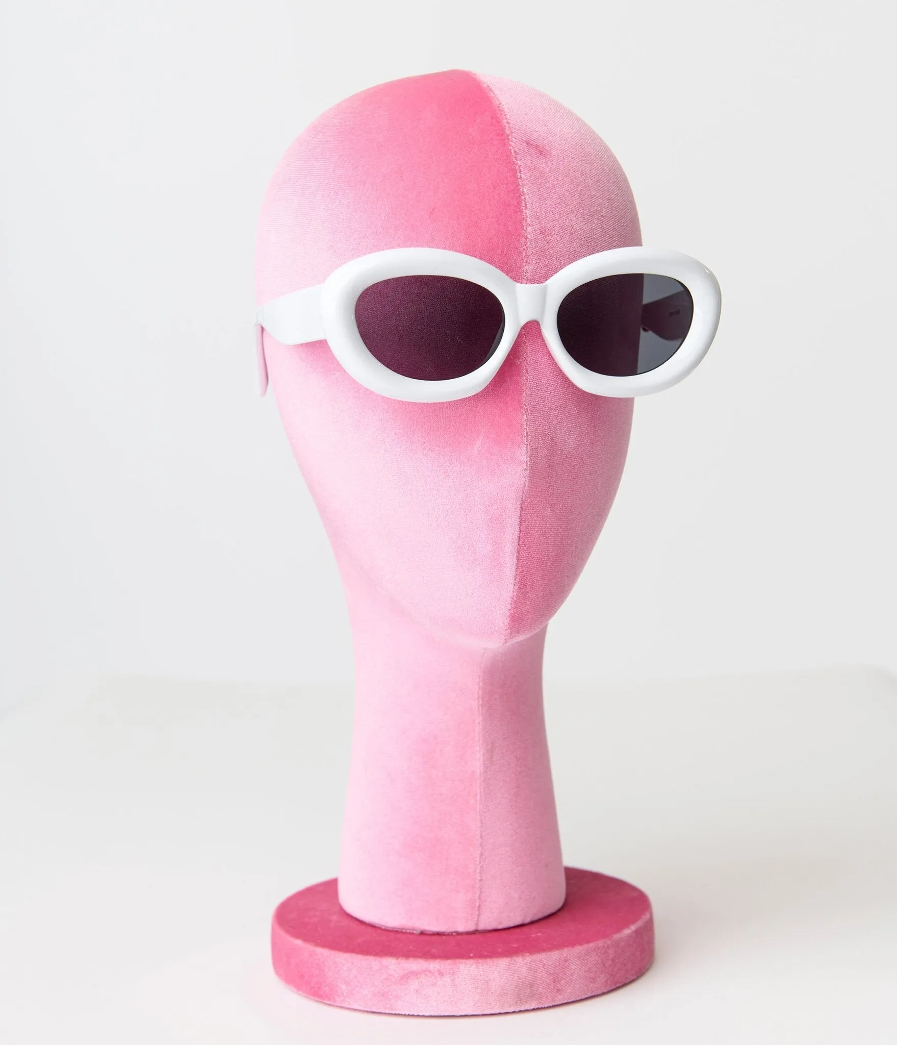 White Puffy Sunglasses sold by Unique Vintage