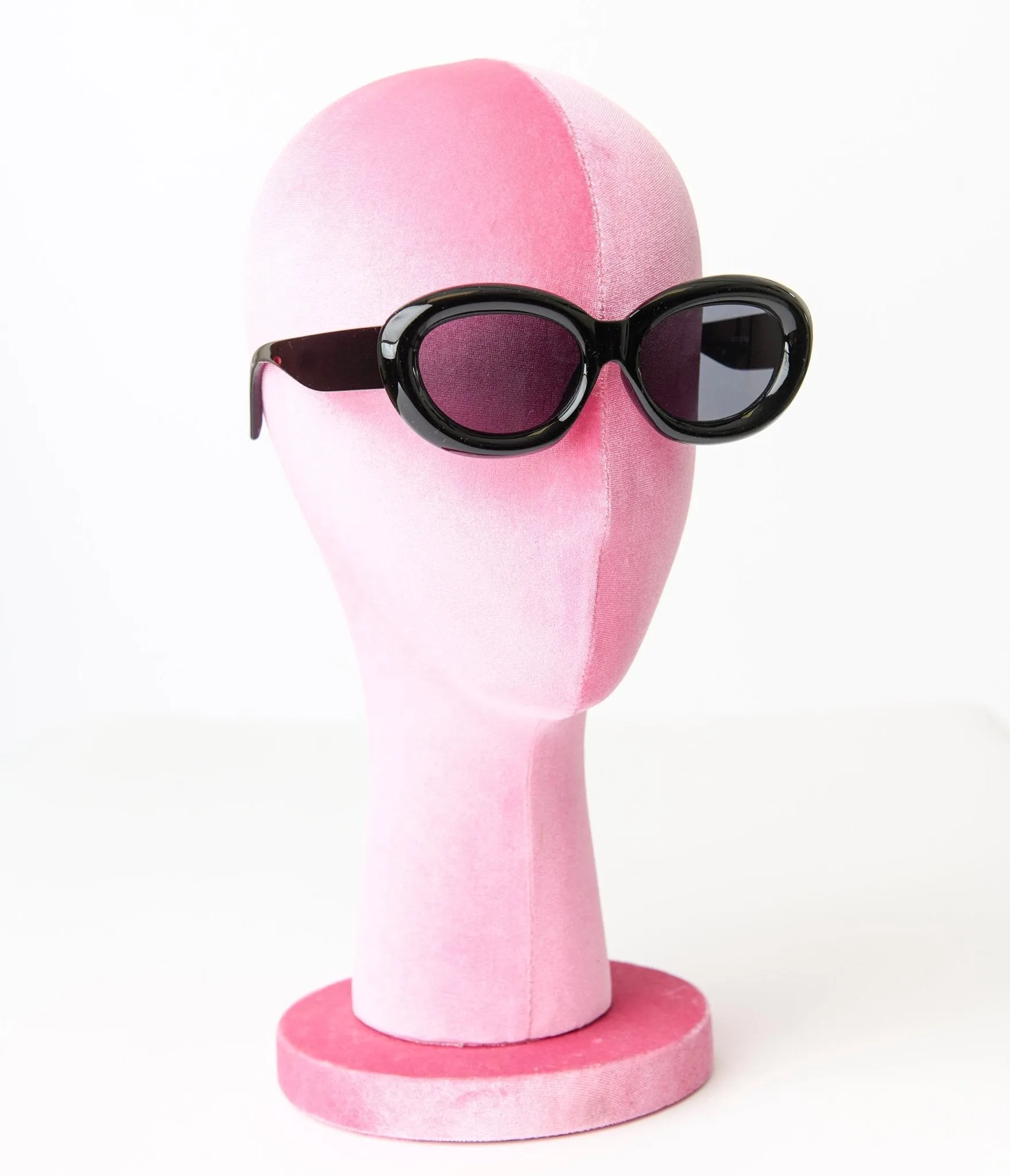 Black Puffy Sunglasses sold by Unique Vintage