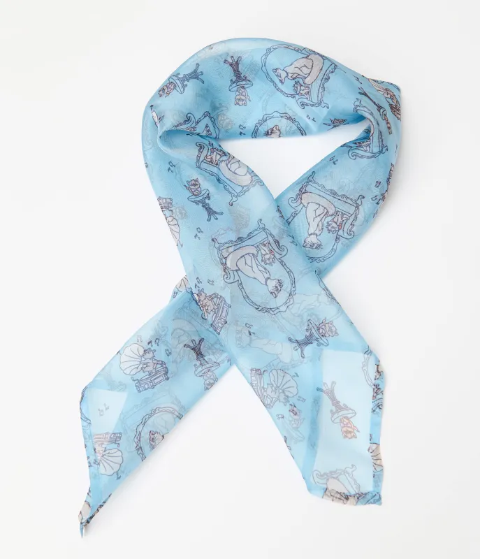 Disney Cats & Dogs Collection by Unique Vintage The Aristocats Hair Scarf sold by Unique Vintage