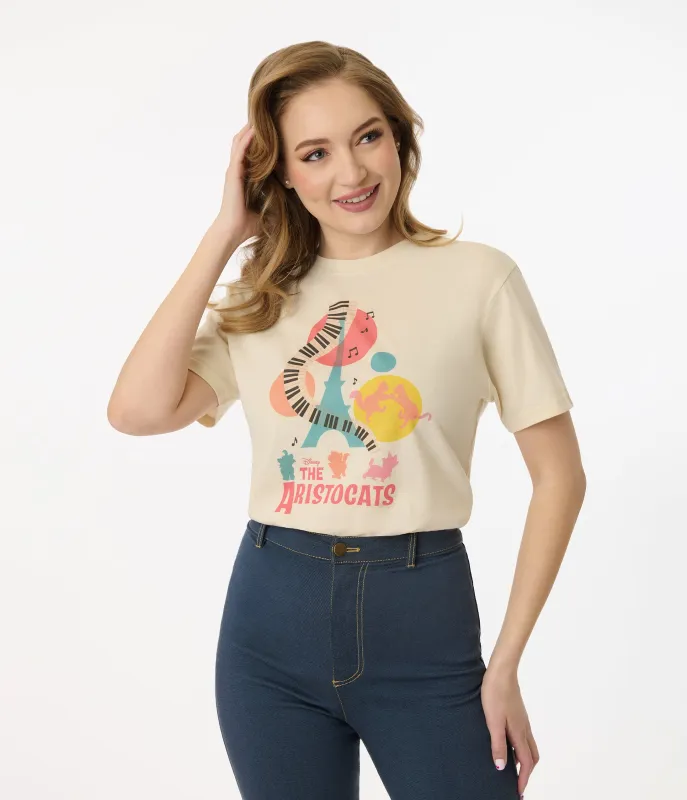 Disney Cats & Dogs Collection by Unique Vintage The Aristocats Unisex Graphic Tee sold by Unique Vintage