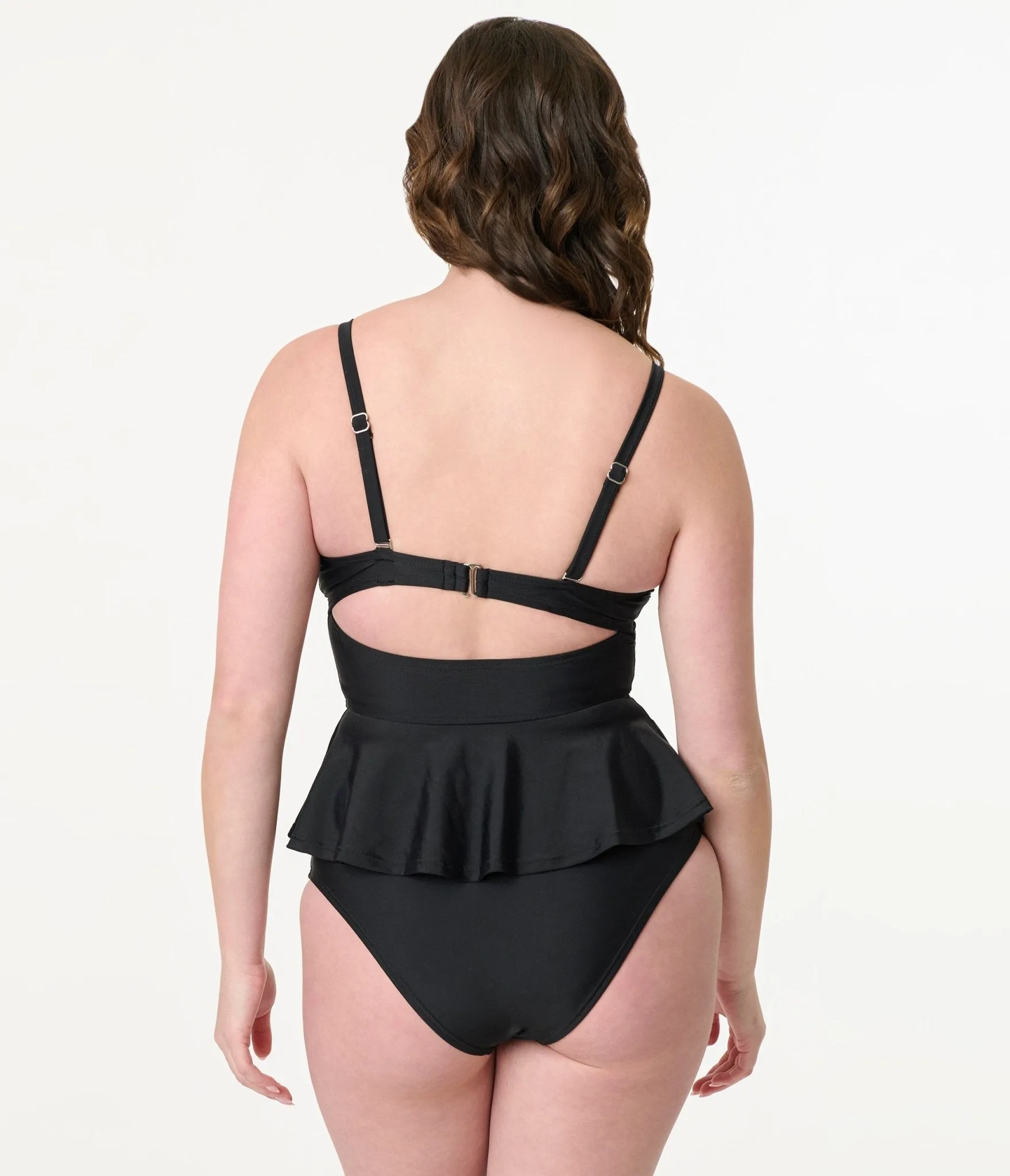 Unique Vintage Black Solana Tankini Swim Top sold by Unique Vintage product image thumbnail 2