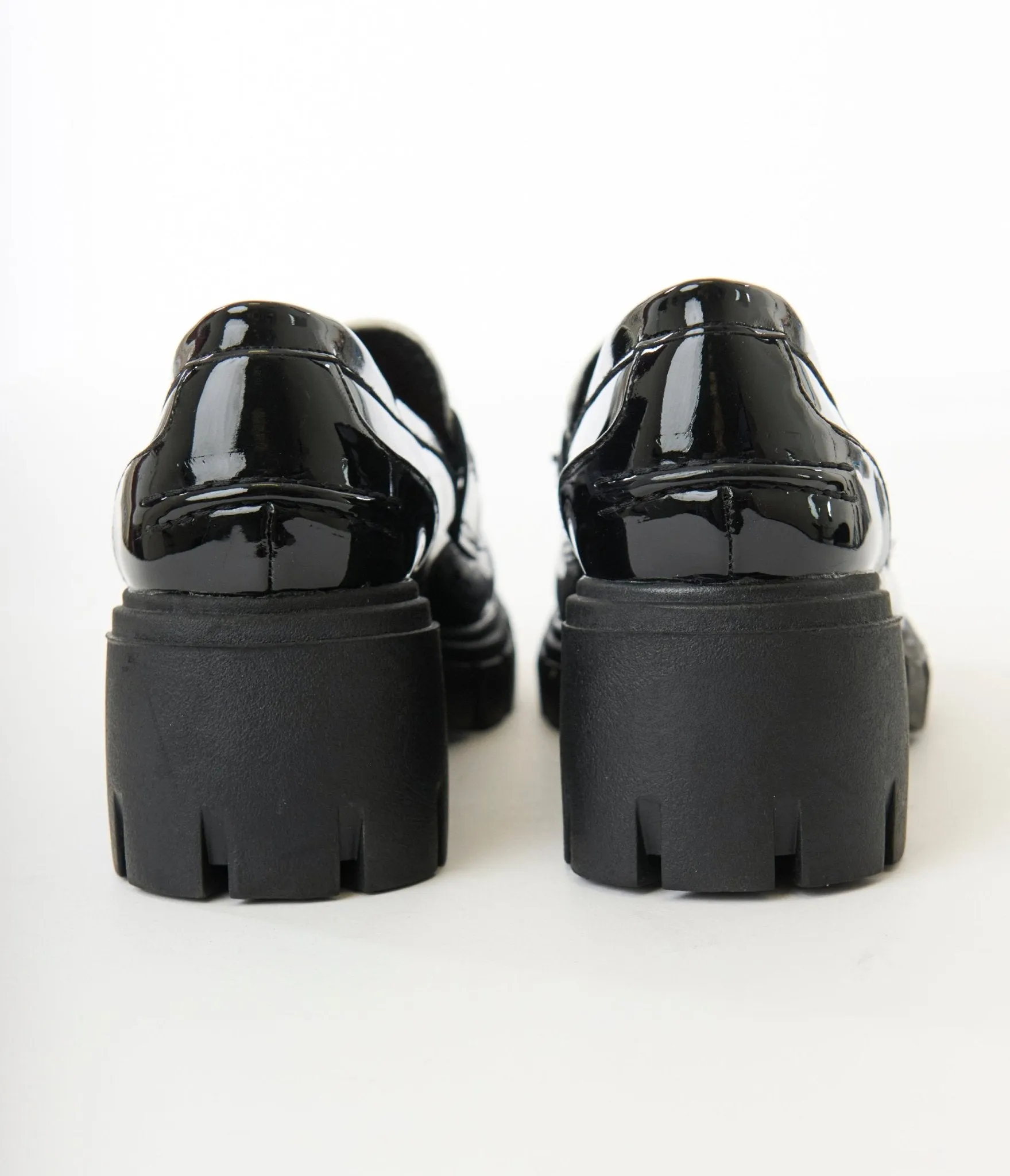 Black & White Patent Leatherette Oxford Shoes sold by Unique Vintage product image thumbnail 4