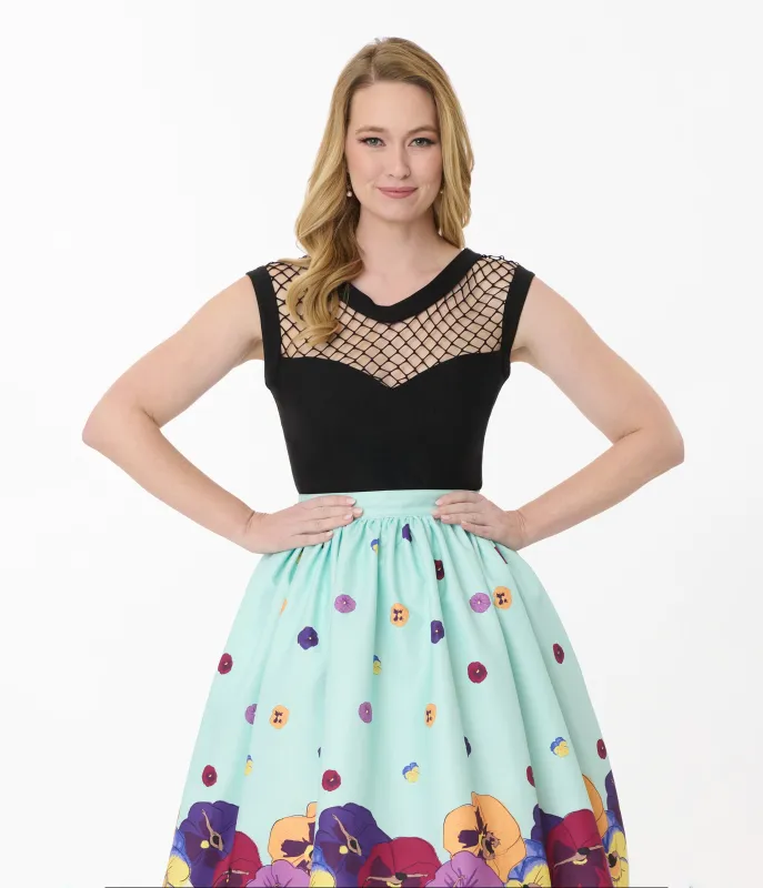 Unique Vintage Black Diamond Cable Top sold by Unique Vintage