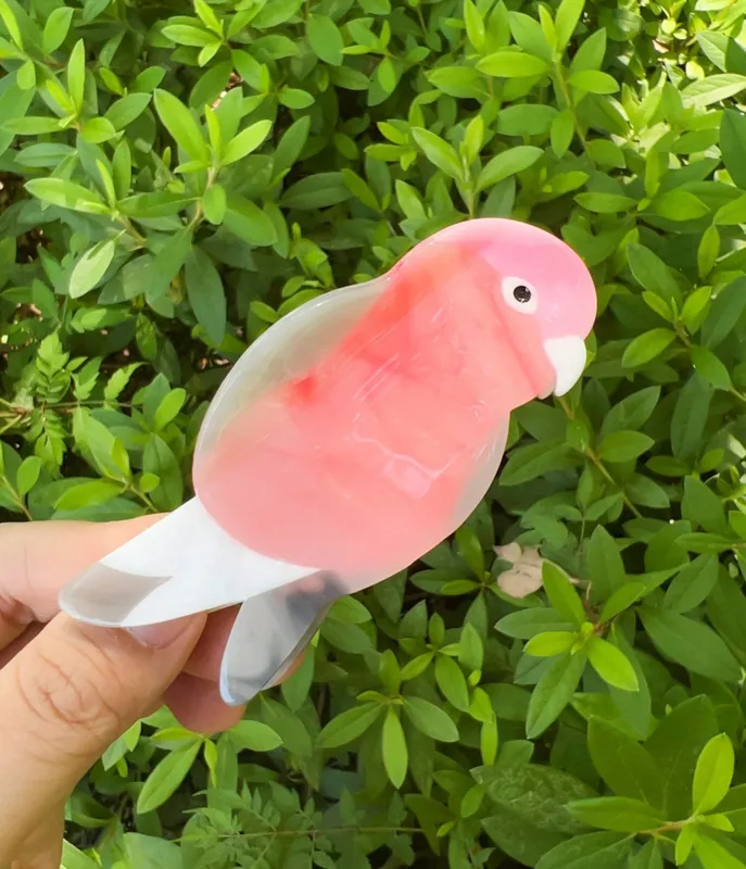 Pink Flying Bird Hair Clip sold by Unique Vintage