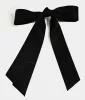 Black Ribbon Bow Hair Clip sold by Unique Vintage