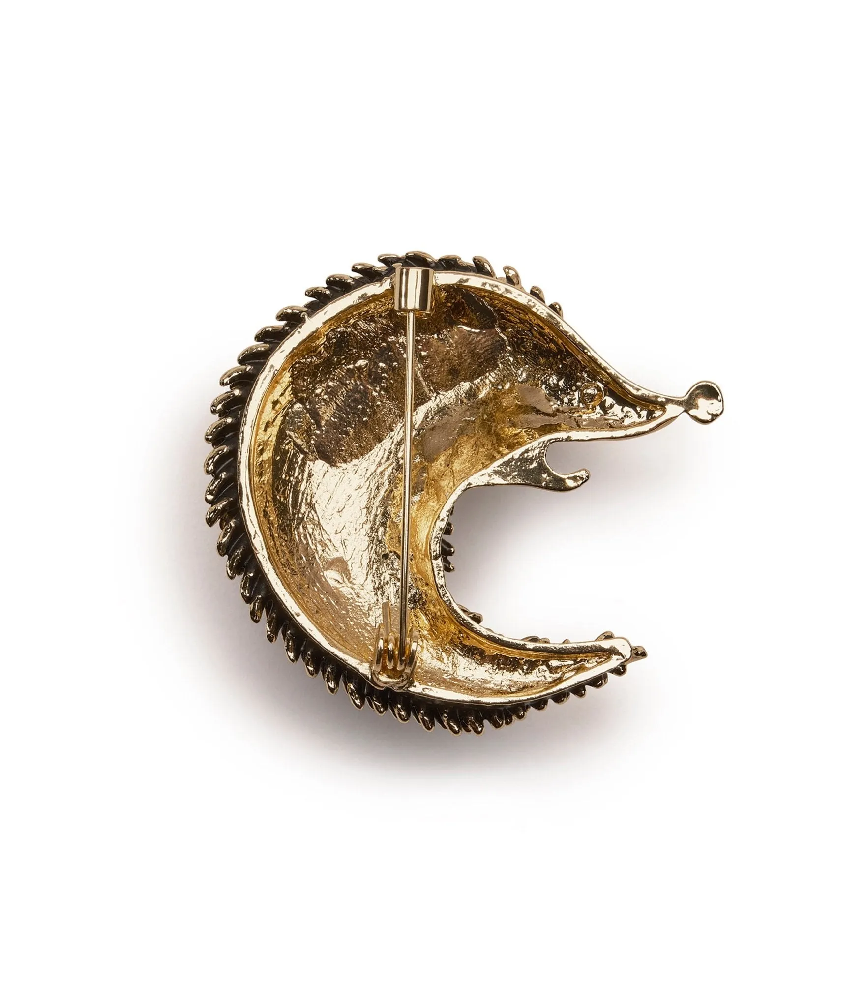 Hedgehog Brass Brooch sold by Unique Vintage product image thumbnail 2