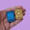 Sun & Moon Tarot Card Earrings sold by Unique Vintage