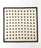 Beige & Black Polka Dot Silk Scarf sold by Unique Vintage