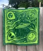 Green Alien & Cryptid Bandana sold by Unique Vintage