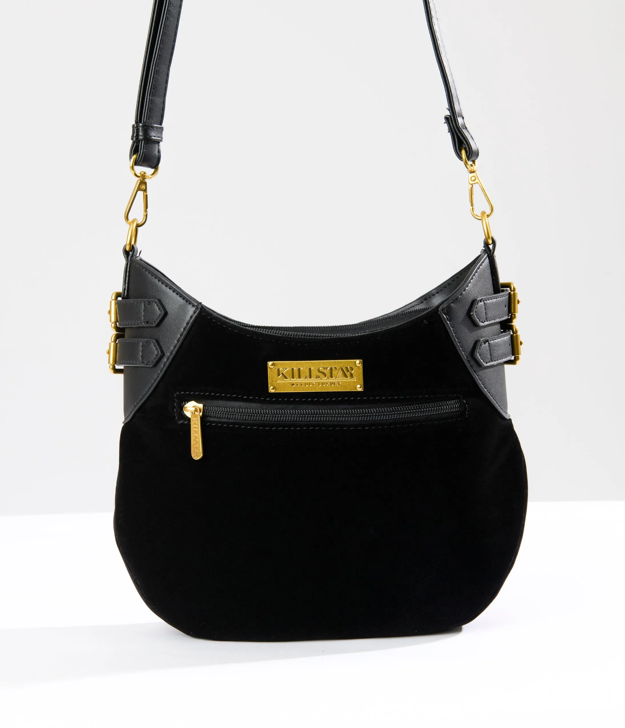 Killstar Black Suede Snake Adder Handbag sold by Unique Vintage product image thumbnail 5