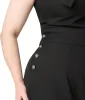 Unique Vintage Plus Size Black & Silver Sedgewick Jumpsuit sold by Unique Vintage