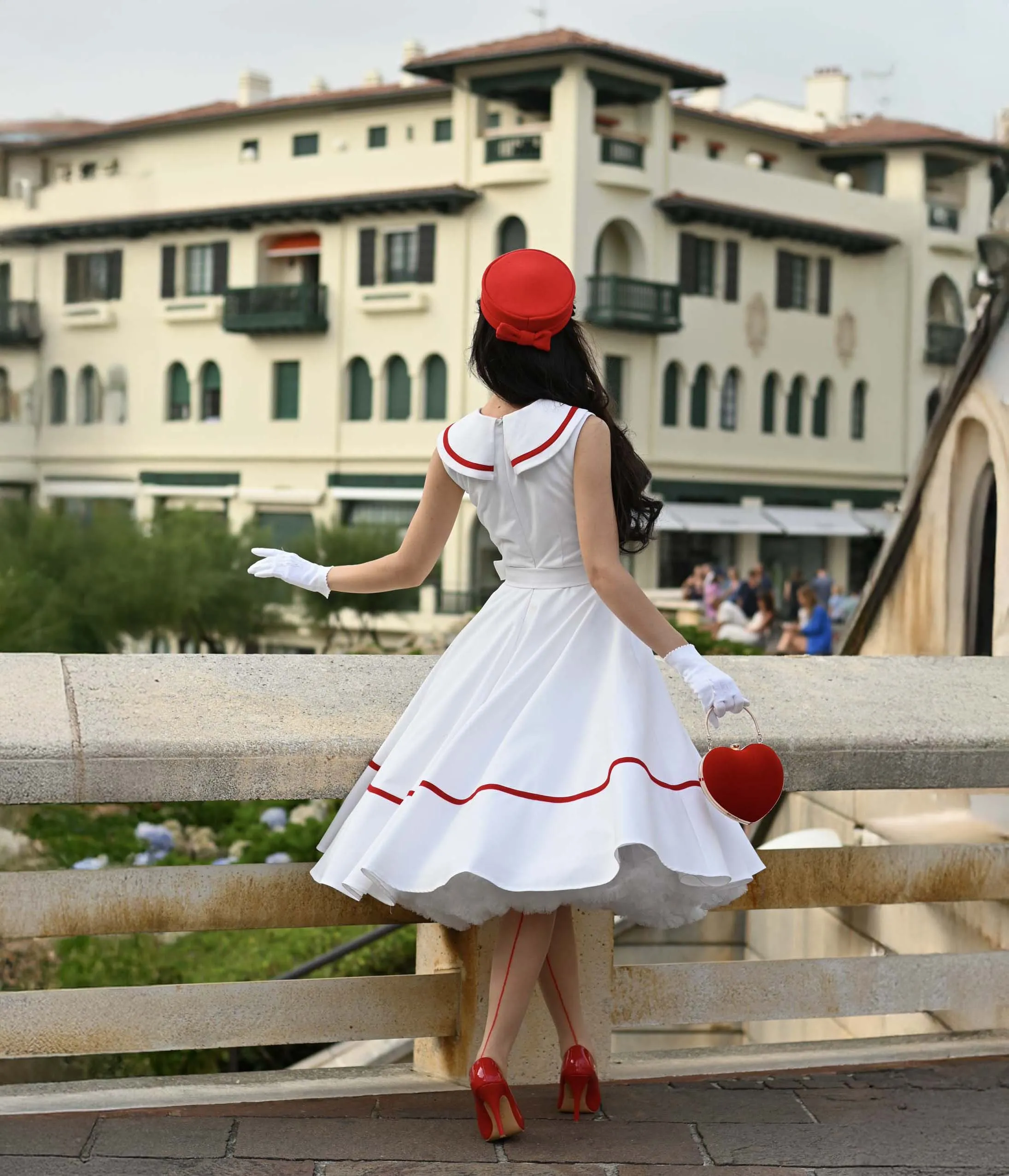 Heart My Closet 1950s Sailor Swing Dress sold by Unique Vintage product image thumbnail 2