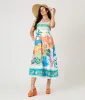 Beach Print Maxi Cami Dress sold by Unique Vintage
