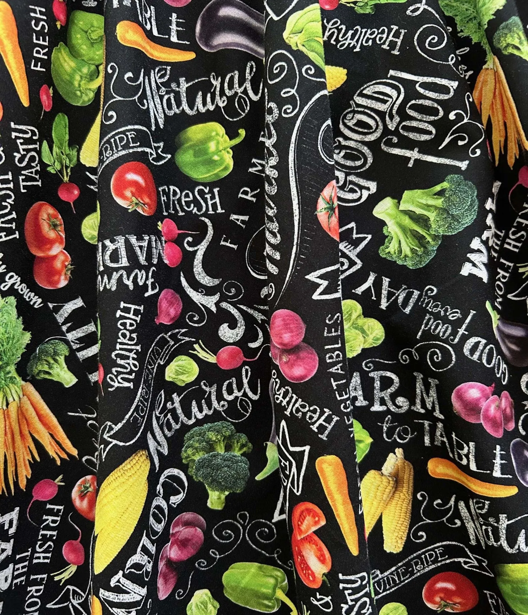 Retrolicious Farm Fresh Print Cotton Skater Dress sold by Unique Vintage product image thumbnail 3