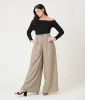Black Ribbed Off Shoulder Top sold by Unique Vintage