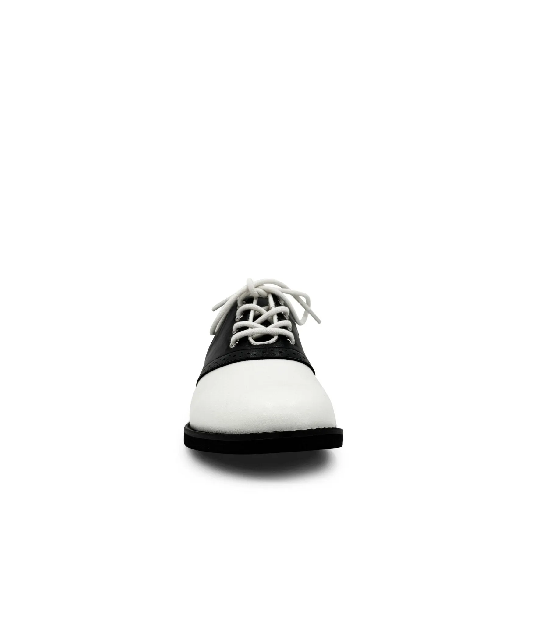 Chelsea Crew 1950s Black & White Rizzo Saddle Oxford Shoes sold by Unique Vintage product image thumbnail 4