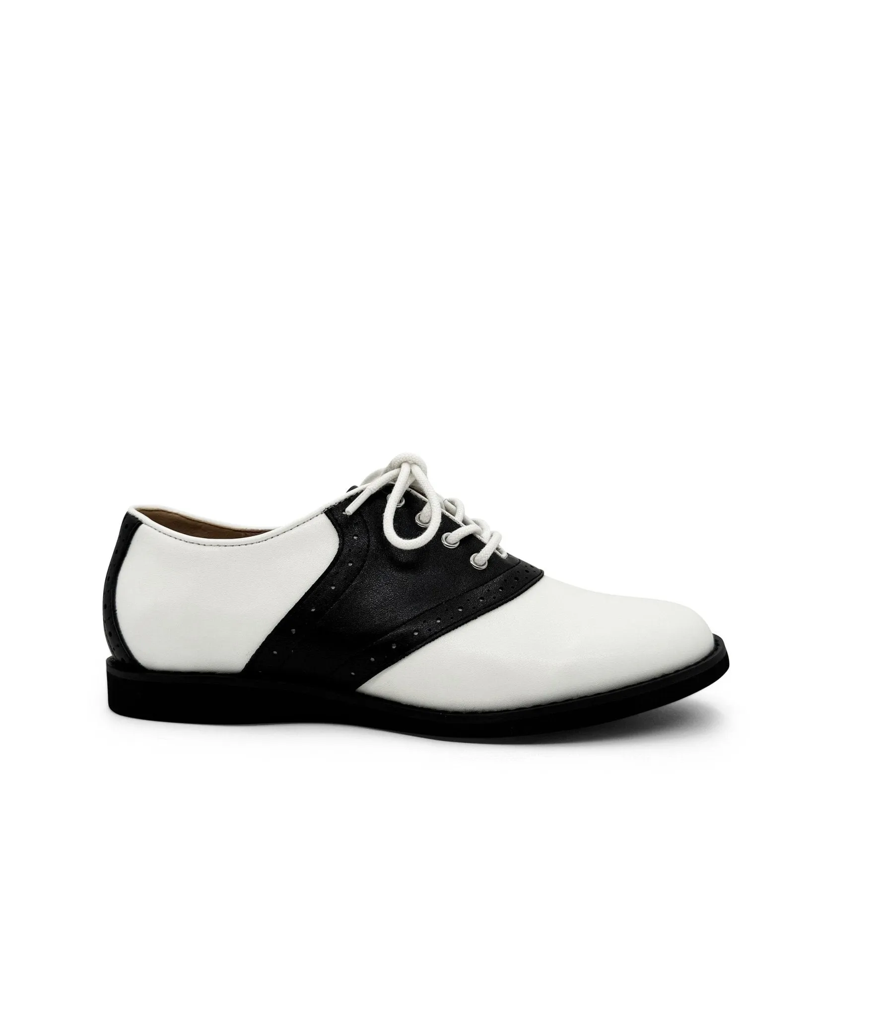 Chelsea Crew 1950s Black & White Rizzo Saddle Oxford Shoes sold by Unique Vintage product image thumbnail 3