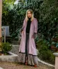 Jennafer Grace Blush Velvet Faux Fur Jacket sold by Unique Vintage