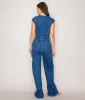 Sleeveless Denim Jumpsuit sold by Unique Vintage