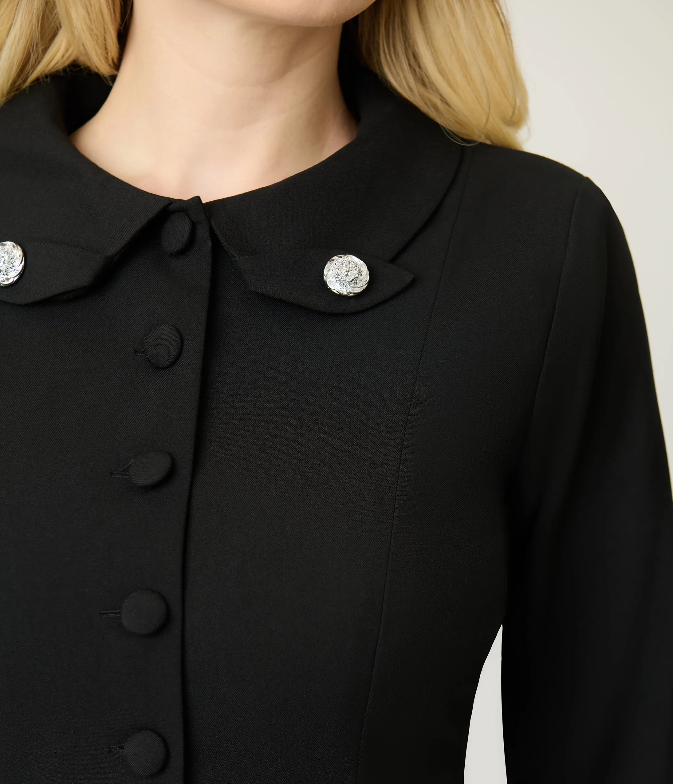 Heart My Closet 1950s Black Sophia Suit & Pencil Skirt sold by Unique Vintage product image thumbnail 5