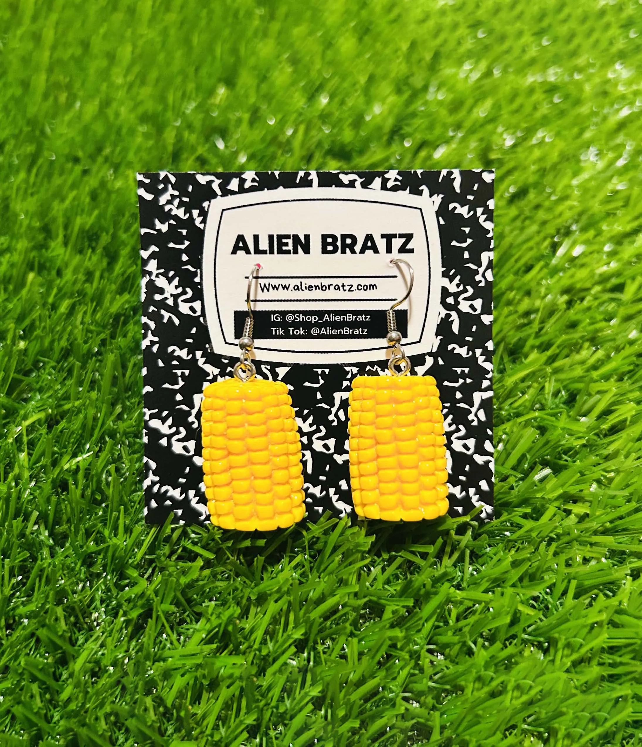 Corn On The Cob Earrings sold by Unique Vintage product image thumbnail 2