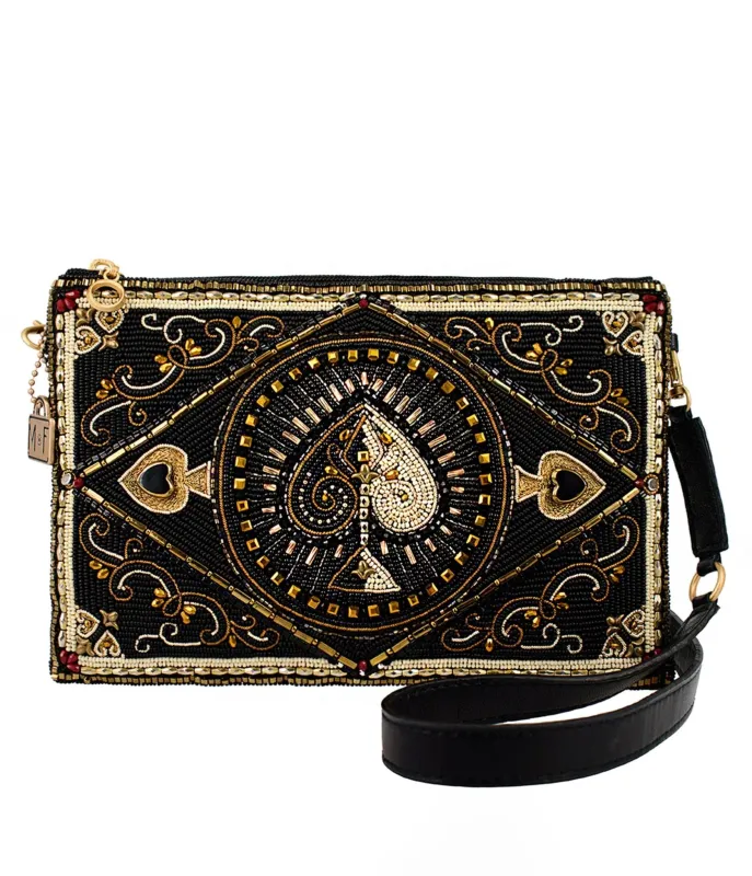 Mary Frances High Stakes Mini Crossbody Handbag sold by Unique Vintage