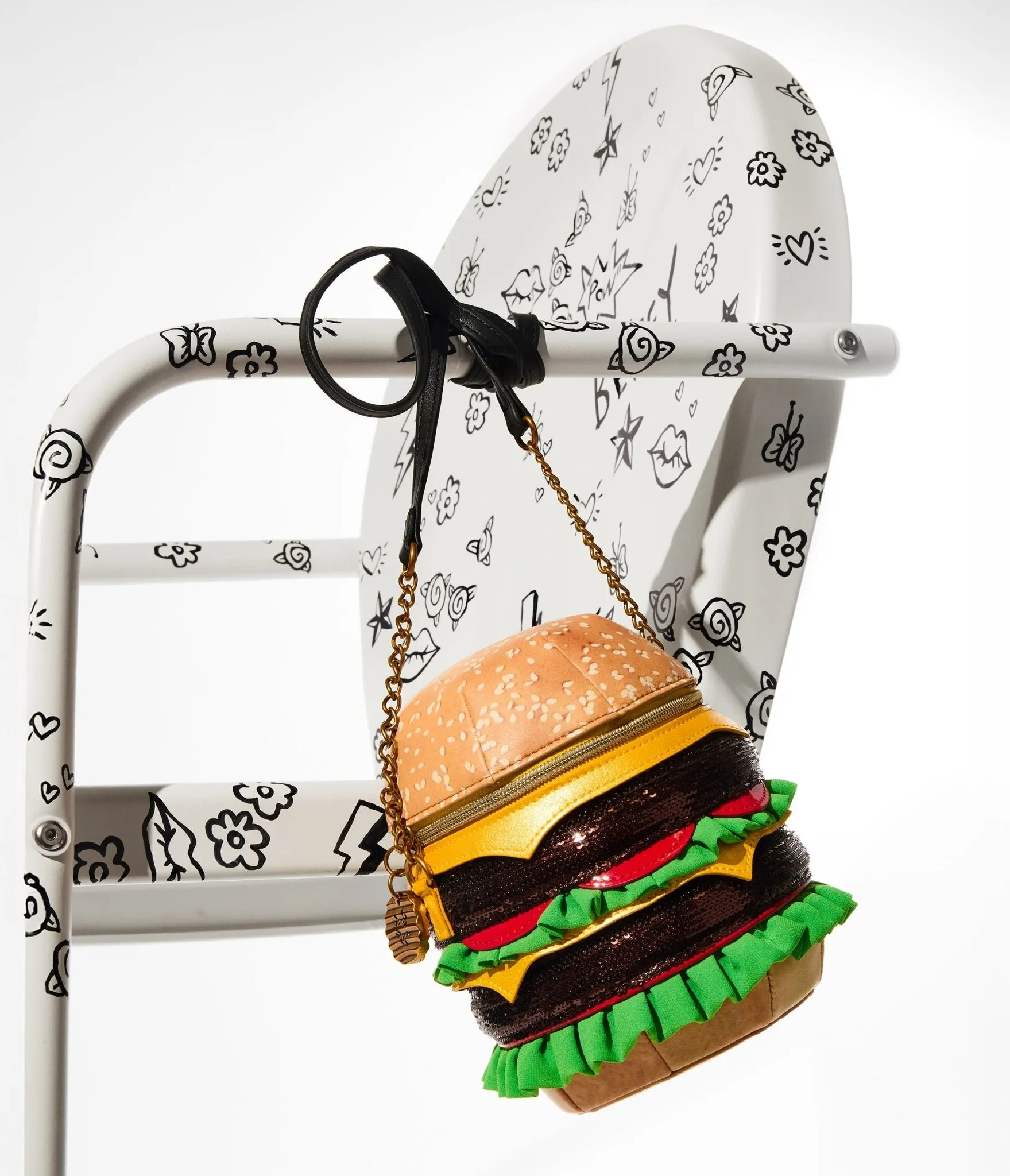 Betsey Johnson Nice Buns Crossbody Bag sold by Unique Vintage product image thumbnail 5