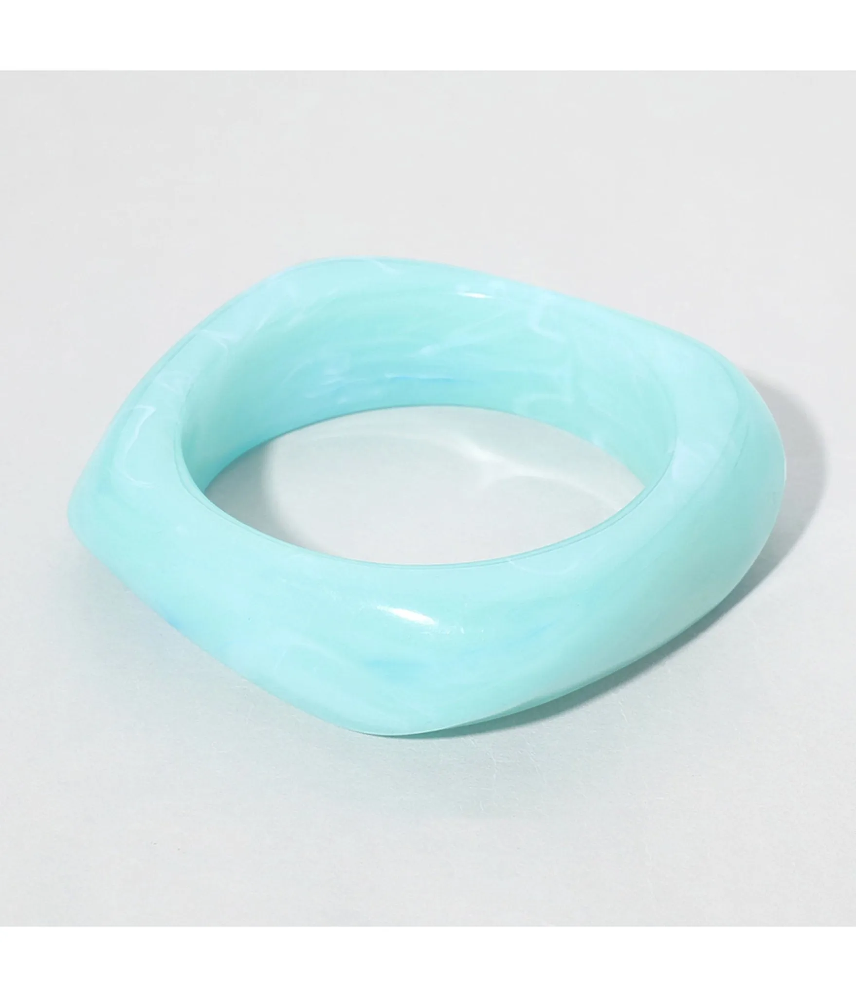 Blue Acetate Chunky Bangle sold by Unique Vintage